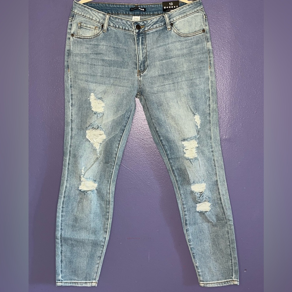 Fashionnova Distressed Skinny Jeans